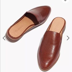 (Madewell) the Frances loafer mule in leather